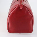 LOUIS VUITTON Epi Keepall 60 Boston Bag Red M42947 LV Auth 148138-4