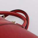 LOUIS VUITTON Epi Keepall 60 Boston Bag Red M42947 LV Auth 148138-9