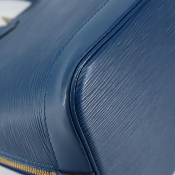 LOUIS VUITTON Epi Alma Hand Bag Toledo Blue M52145 LV Auth 148139