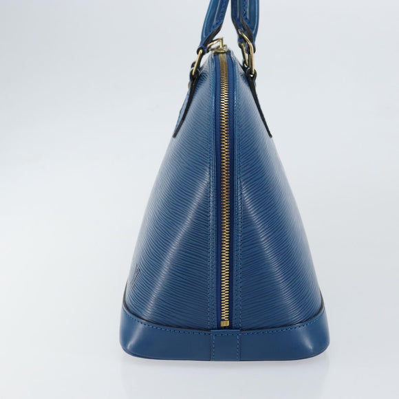 LOUIS VUITTON Epi Alma Hand Bag Toledo Blue M52145 LV Auth 148139