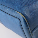 LOUIS VUITTON Epi Keepall 45 Boston Bag Blue M42975 LV Auth 148140-16