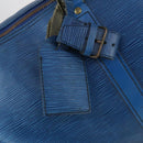 LOUIS VUITTON Epi Keepall 45 Boston Bag Blue M42975 LV Auth 148140A-19