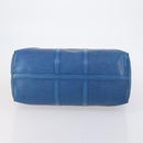 LOUIS VUITTON Epi Keepall 45 Boston Bag Blue M42975 LV Auth 148140-5