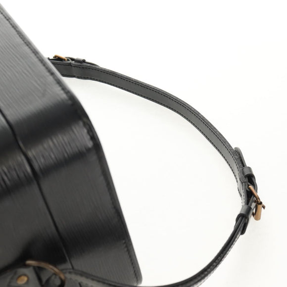 LOUIS VUITTON Vanity Epi Shoulder Bag Black LV Auth 148141A