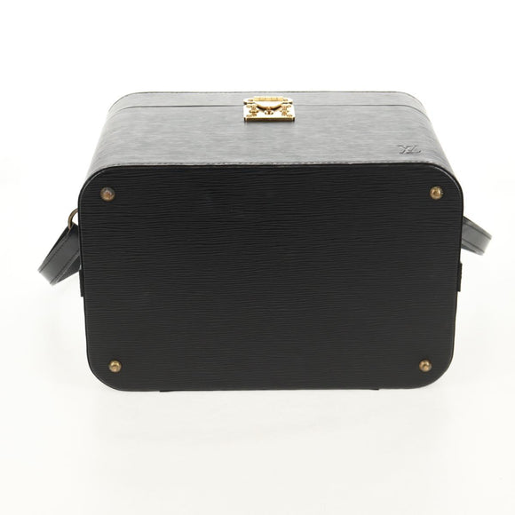 LOUIS VUITTON Vanity Epi Umhängetasche Schwarz LV Auth 148141