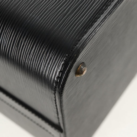 LOUIS VUITTON Vanity Epi Shoulder Bag Black LV Auth 148141A