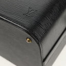 LOUIS VUITTON Vanity Epi Shoulder Bag Black LV Auth 148141A-17