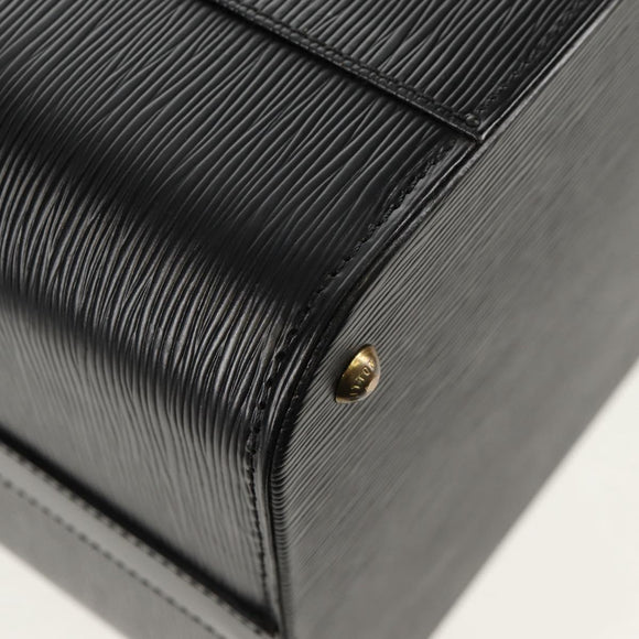 LOUIS VUITTON Vanity Epi Shoulder Bag Black LV Auth 148141A