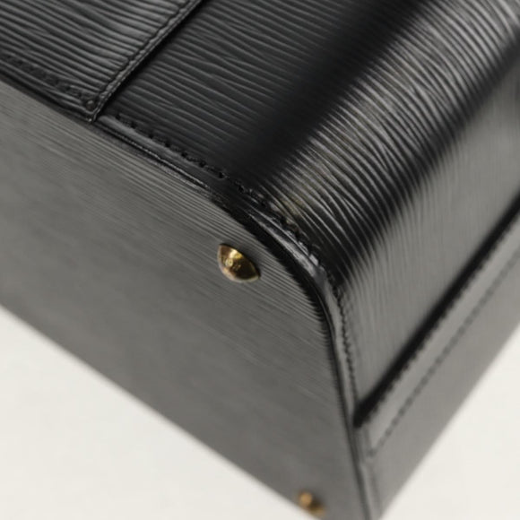 LOUIS VUITTON Vanity Epi Umhängetasche Schwarz LV Auth 148141