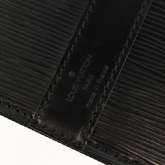 LOUIS VUITTON Vanity Epi Shoulder Bag Black LV Auth 148141A