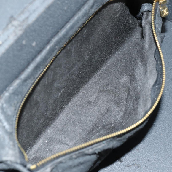LOUIS VUITTON Vanity Epi Umhängetasche Schwarz LV Auth 148141