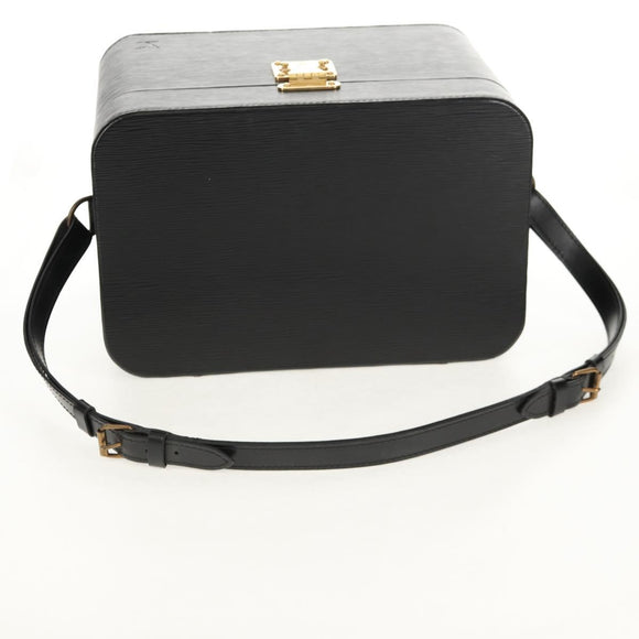 LOUIS VUITTON Vanity Epi Umhängetasche Schwarz LV Auth 148141