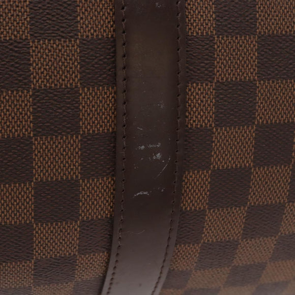 LOUIS VUITTON Damier Ebene Keepall 50 Boston Bag N41427 LV Auth 148143