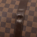 LOUIS VUITTON Damier Ebene Keepall 50 Boston Bag N41427 LV Auth 148143-10
