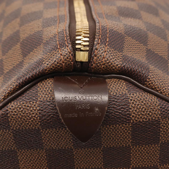 LOUIS VUITTON Damier Ebene Keepall 50 Boston Bag N41427 LV Auth 148143