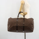 LOUIS VUITTON Damier Ebene Keepall 50 Boston tas N41427 LV Auth 148143-25