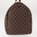 LOUIS VUITTON Damier Ebene Keepall 50 Boston Bag N41427 LV Auth 148143-4