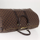 LOUIS VUITTON Damier Ebene Keepall 50 Boston Bag N41427 LV Auth 148143-7