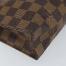 LOUIS VUITTON Damier Ebene Poche Toilette 26 Pouch N47543 LV Auth 148144-11