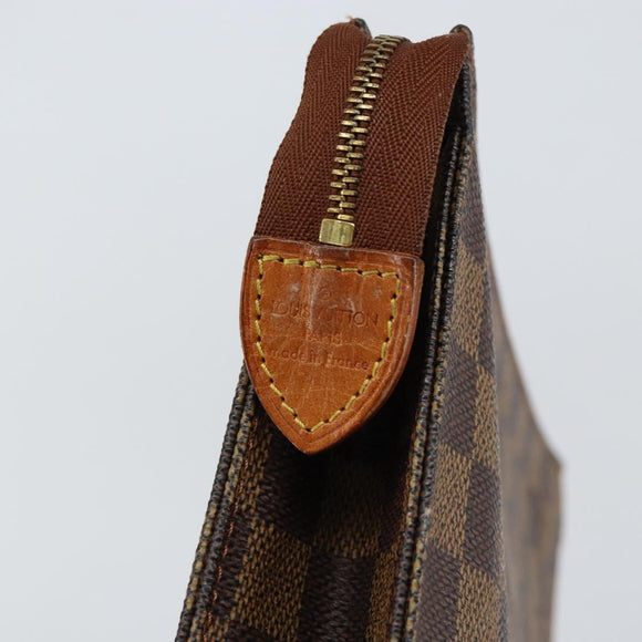 LOUIS VUITTON Damier Ebene Poche Toilette 26 Pouch N47543 LV Auth 148144