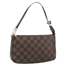 LOUIS VUITTON Damier Ebene Pochette Accessoires Pouch N41206 LV Auth 148145-1