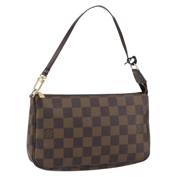 LOUIS VUITTON Damier Ebene Pochette Accessoires Pouch N41206 LV Auth 148145
