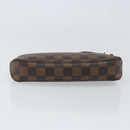 LOUIS VUITTON Damier Ebene Pochette Accessoires Pouch N41206 LV Auth 148145-5