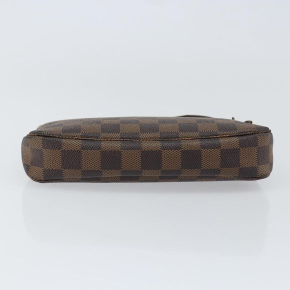 LOUIS VUITTON Damier Ebene Pochette Accessoires Pouch N41206 LV Auth 148145