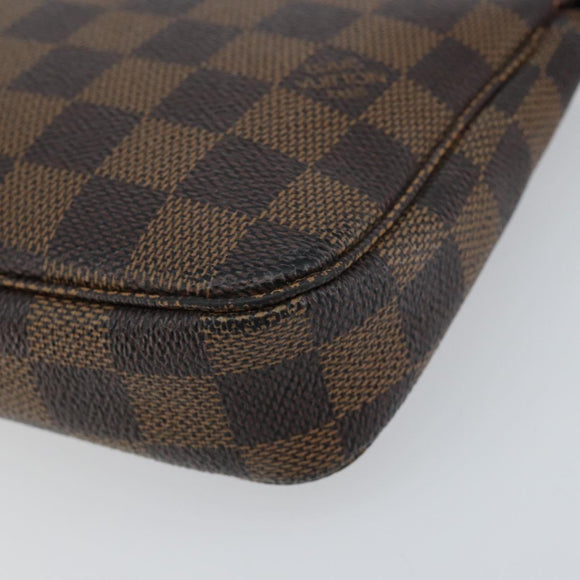 LOUIS VUITTON Damier Ebene Pochette Accessoires Pouch N41206 LV Auth 148145