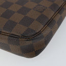LOUIS VUITTON Damier Ebene Pochette Accessoires Pouch N41206 LV Auth 148145-16