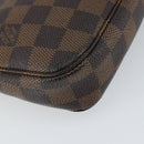 LOUIS VUITTON Damier Ebene Pochette Accessoires Pouch N41206 LV Auth 148145-17