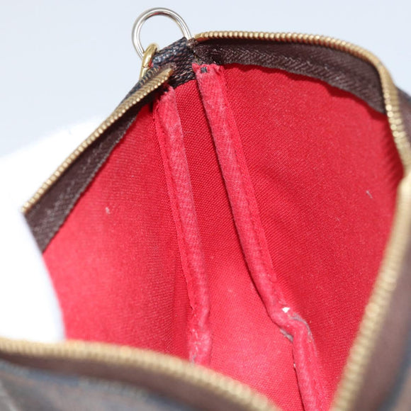 LOUIS VUITTON Damier Ebene Pochette Accessoires Pouch N41206 LV Auth 148145