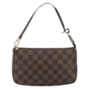 LOUIS VUITTON Damier Ebene Pochette Accessoires Pouch N41206 LV Auth 148145-13