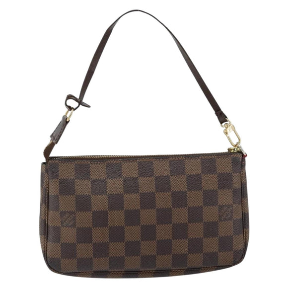 LOUIS VUITTON Damier Ebene Pochette Accessoires Pouch N41206 LV Auth 148145