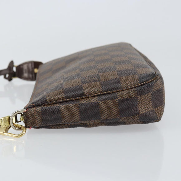 LOUIS VUITTON Damier Ebene Pochette Accessoires Pouch N41206 LV Auth 148145