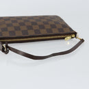 LOUIS VUITTON Damier Ebene Pochette Accessoires Pouch N41206 LV Auth 148145-7