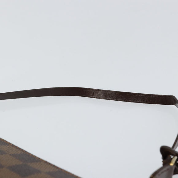LOUIS VUITTON Damier Ebene Pochette Accessoires Pouch N41206 LV Auth 148145