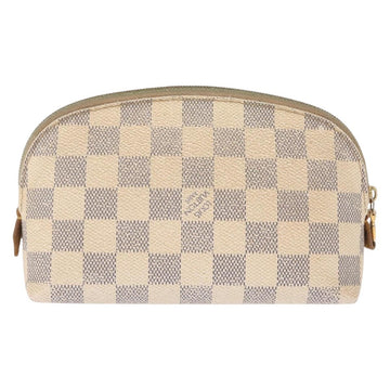 LOUIS VUITTON Damier Azur Pochette Cosmetic PM Pouch N60024 LV Auth 148147 - 0