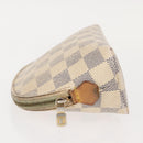 LOUIS VUITTON Damier Azur Pochette Cosmetic PM Pouch N60024 LV Auth 148147-4