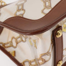 LOUIS VUITTON Monogram Charm Cabas Bron Hand Bag Brown White M95157 Auth 148150-9