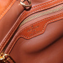 LOUIS VUITTON Monogram Charm Cabas Bron Hand Bag Brown White M95157 Auth 148150-10