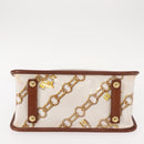 LOUIS VUITTON Monogram Charm Cabas Bron Hand Bag Brown White M95157 Auth 148150-5