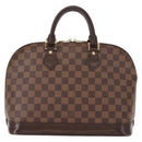 LOUIS VUITTON Damier Ebene Alma Hand Bag N51131 LV Auth 148151-13