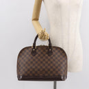 LOUIS VUITTON Damier Ebene Alma Hand Bag N51131 LV Auth 148151-21