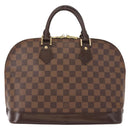 LOUIS VUITTON Damier Ebene Alma Hand Bag N51131 LV Auth 148151-2