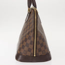 LOUIS VUITTON Damier Ebene Alma Hand Bag N51131 LV Auth 148151-3