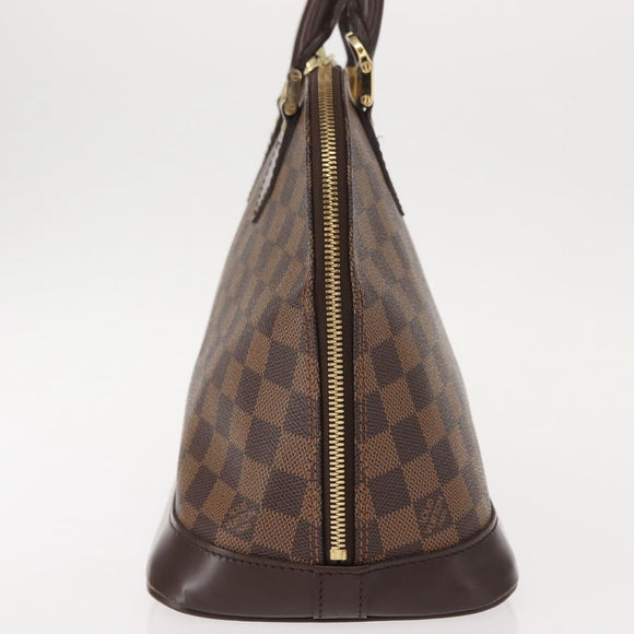 LOUIS VUITTON Damier Ebene Alma Hand Bag N51131 LV Auth 148151