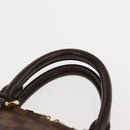 LOUIS VUITTON Damier Ebene Alma Hand Bag N51131 LV Auth 148151-8