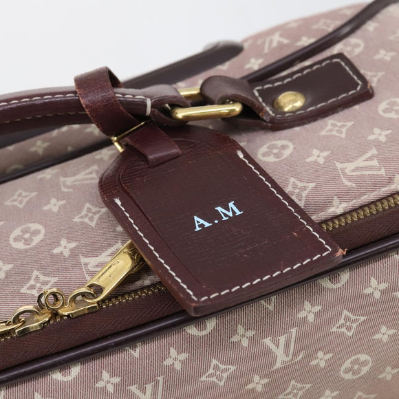 LOUIS VUITTON Monogram Idylle Pegas 55 suitcase Sepia M40481 LV Auth 148152
