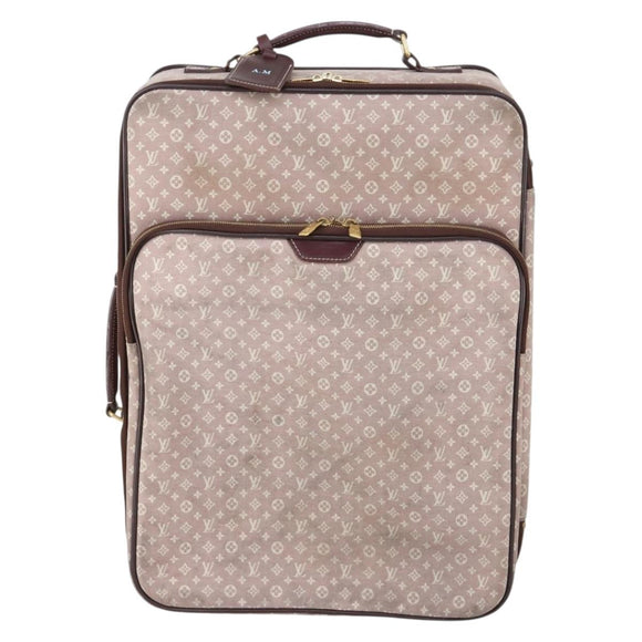 LOUIS VUITTON Monogram Idylle Pegas 55 suitcase Sepia M40481 LV Auth 148152